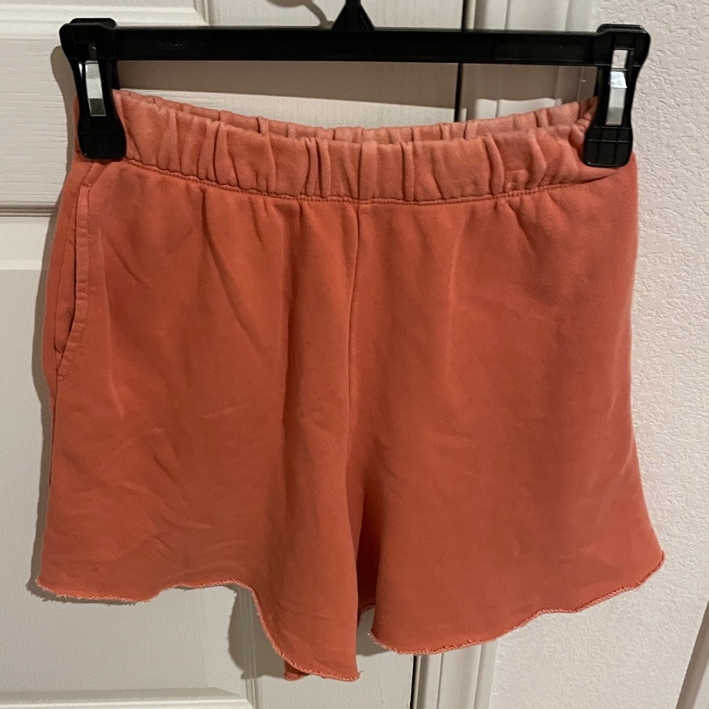 Aerie: Coral Sweat Shorts